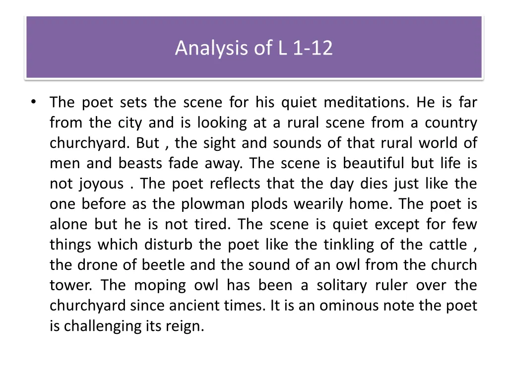 analysis of l 1 12