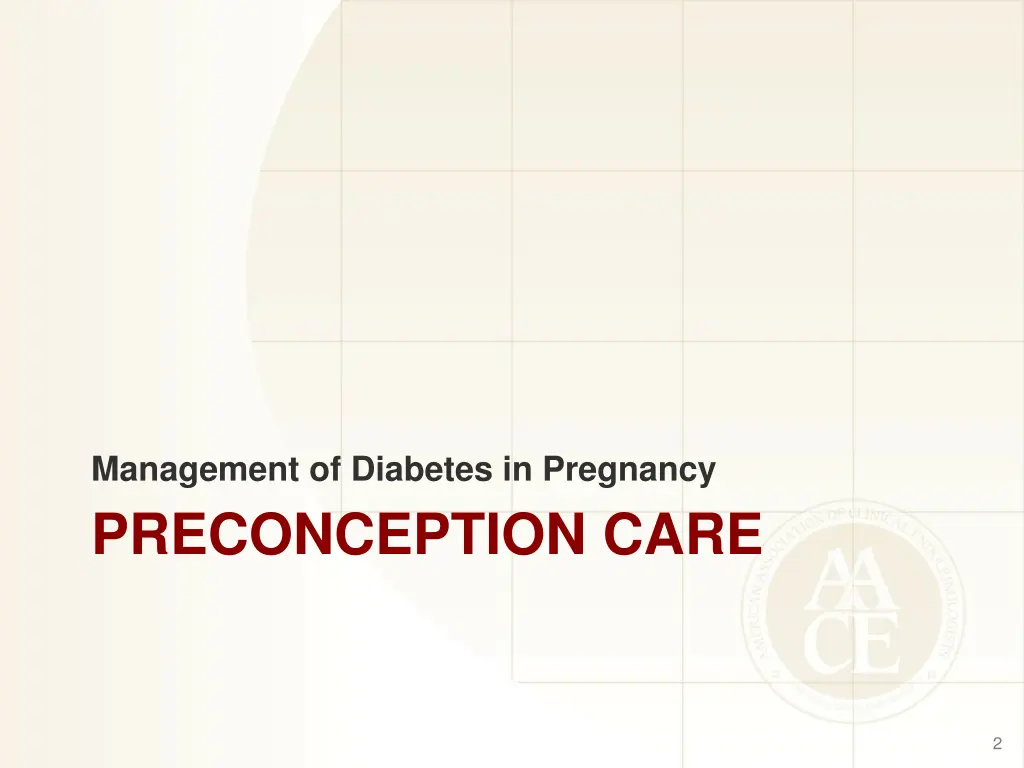 management of diabetes in pregnancy 1