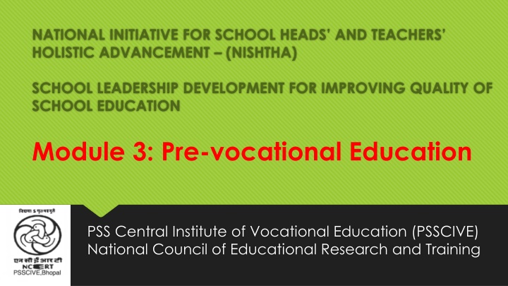 national initiative for school heads and teachers