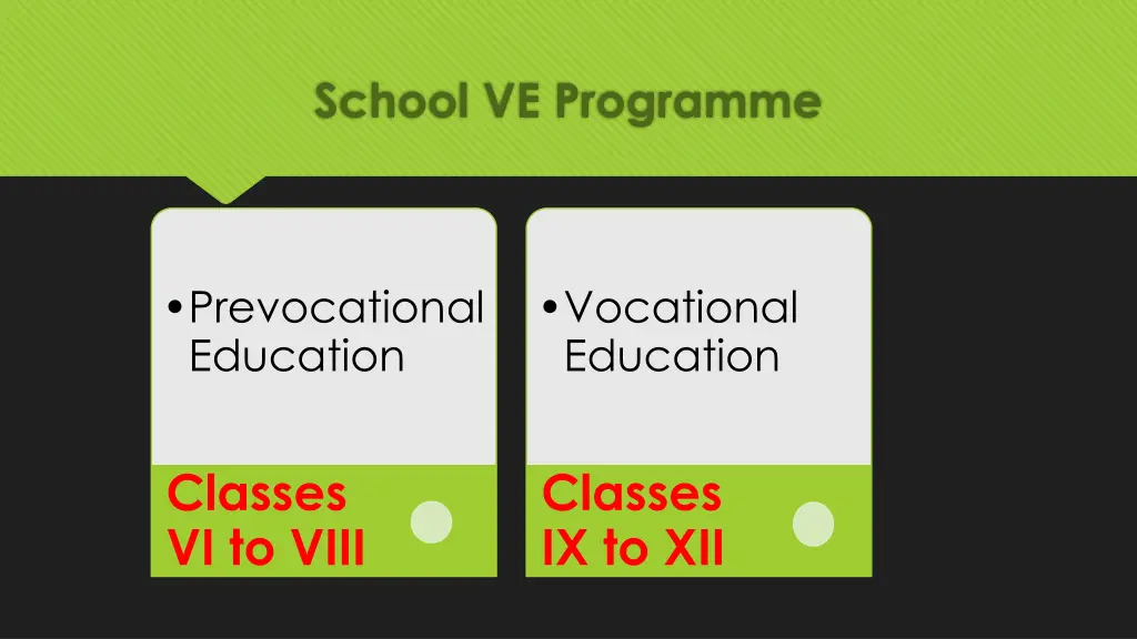 school ve programme