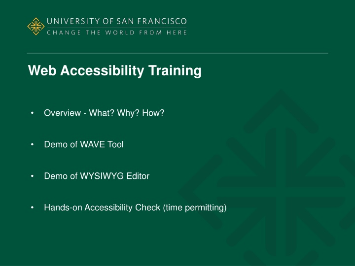 web accessibility training