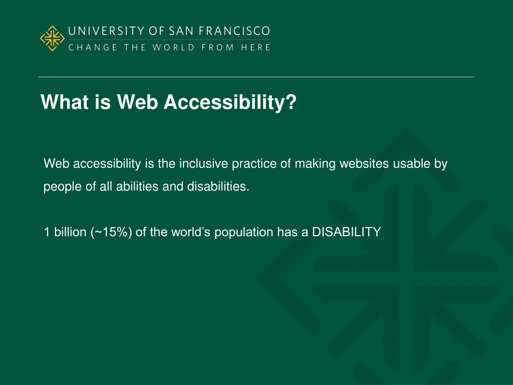 what is web accessibility