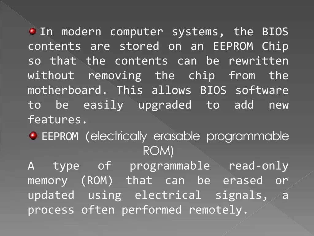 in modern computer systems the bios contents