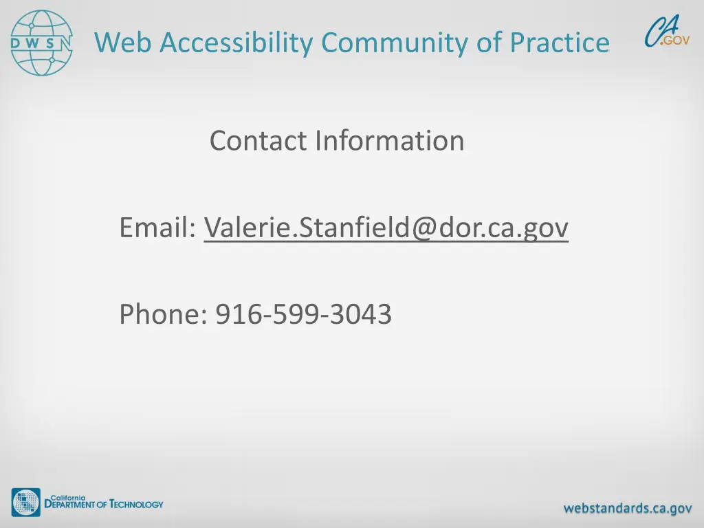 web accessibility community of practice 8