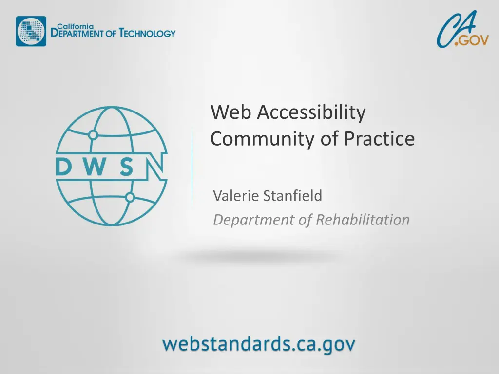 web accessibility community of practice