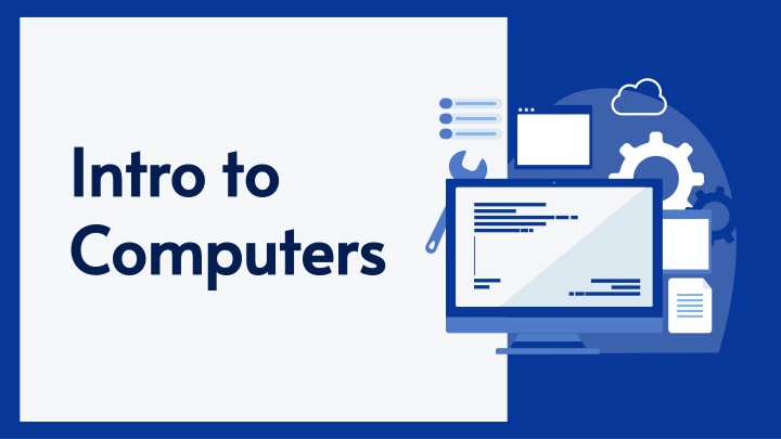 intro to intro to computers computers