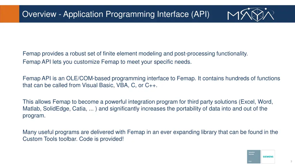 overview application programming interface api