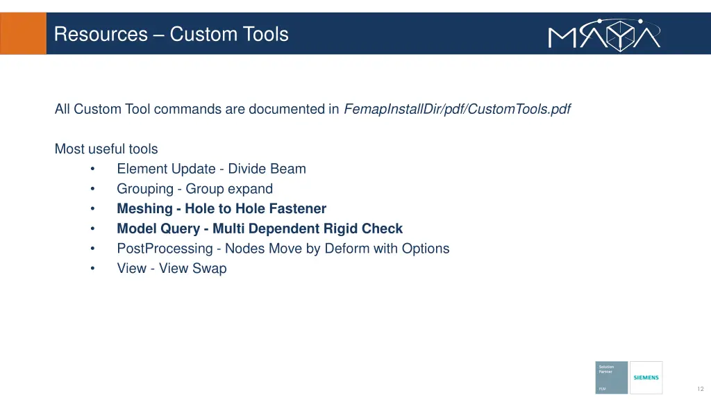 resources custom tools