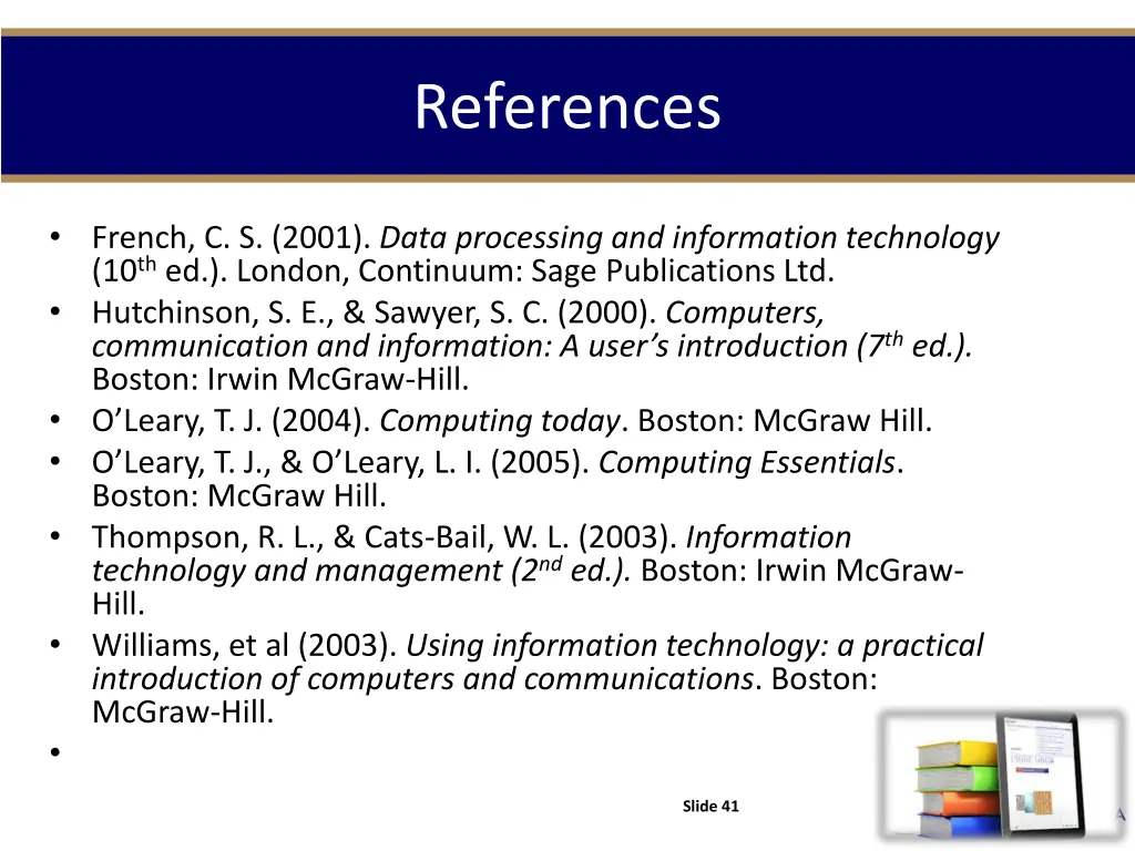 references