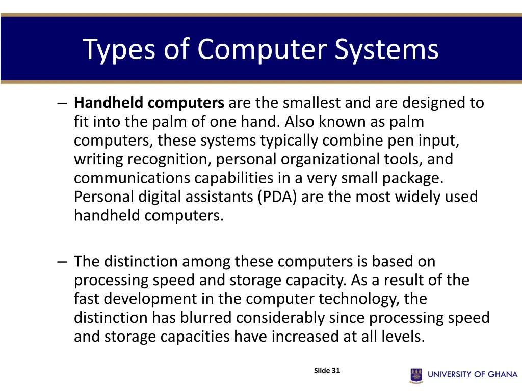 types of computer systems 11