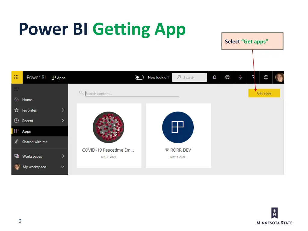 power bi getting app 2