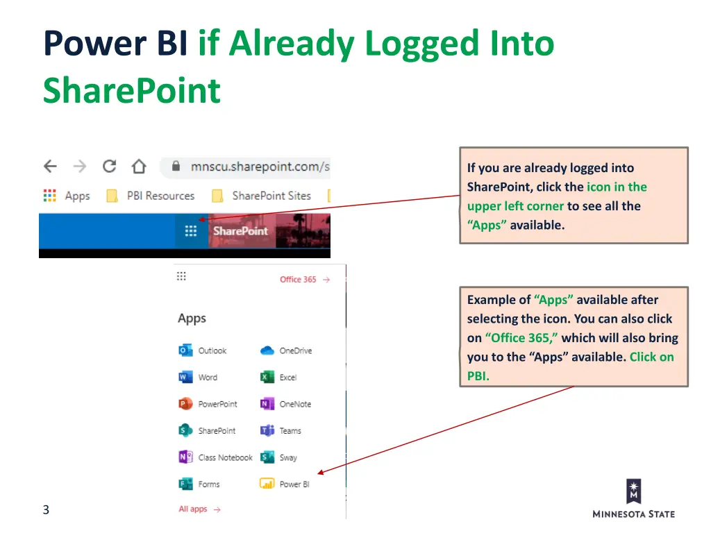 power bi if already logged into sharepoint