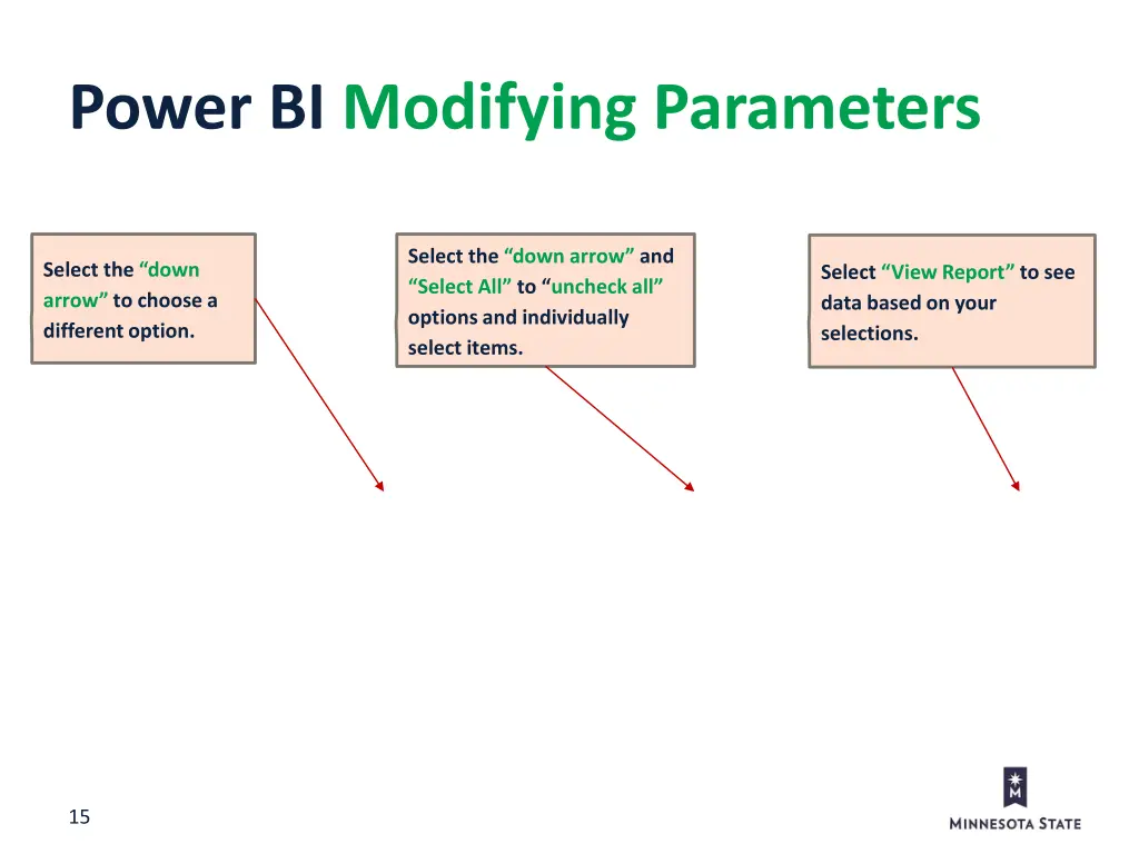 power bi modifying parameters 1