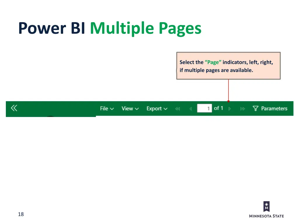 power bi multiple pages