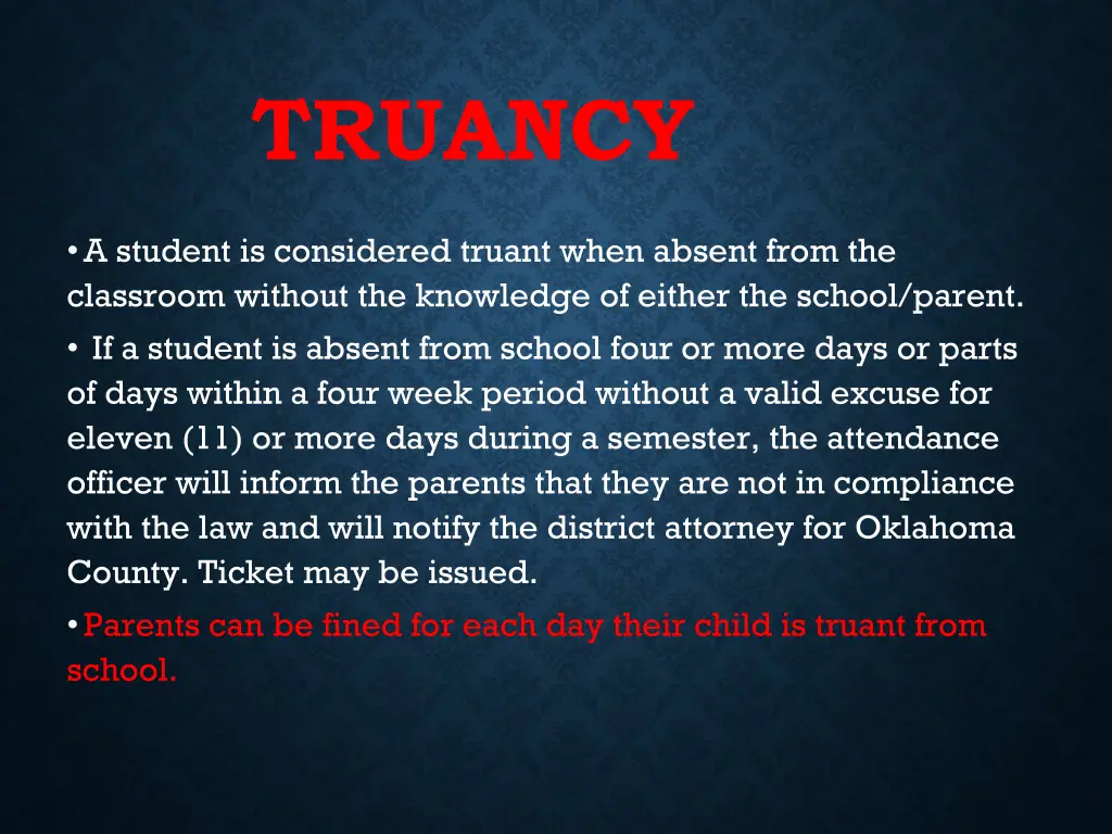 truancy