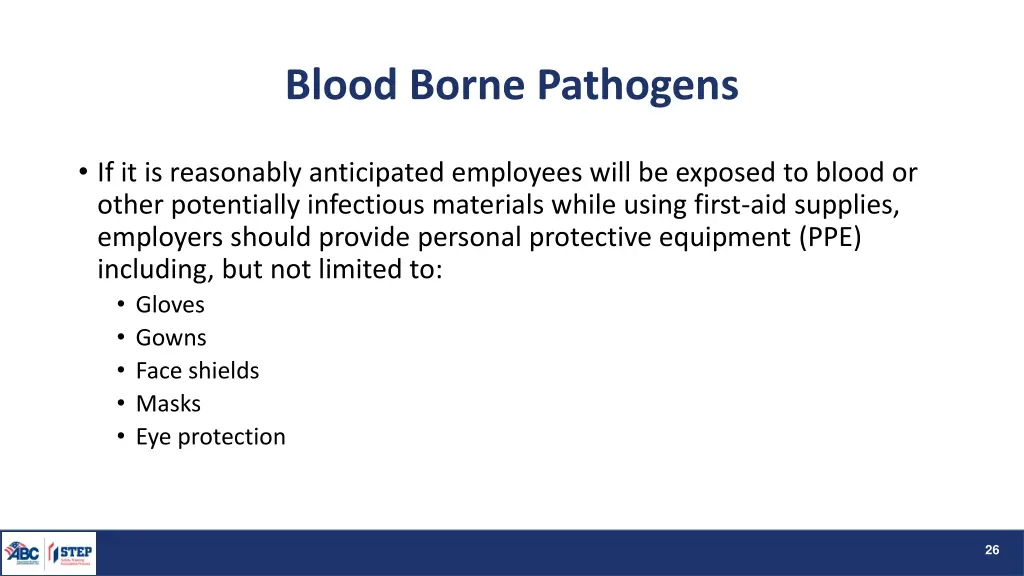 blood borne pathogens