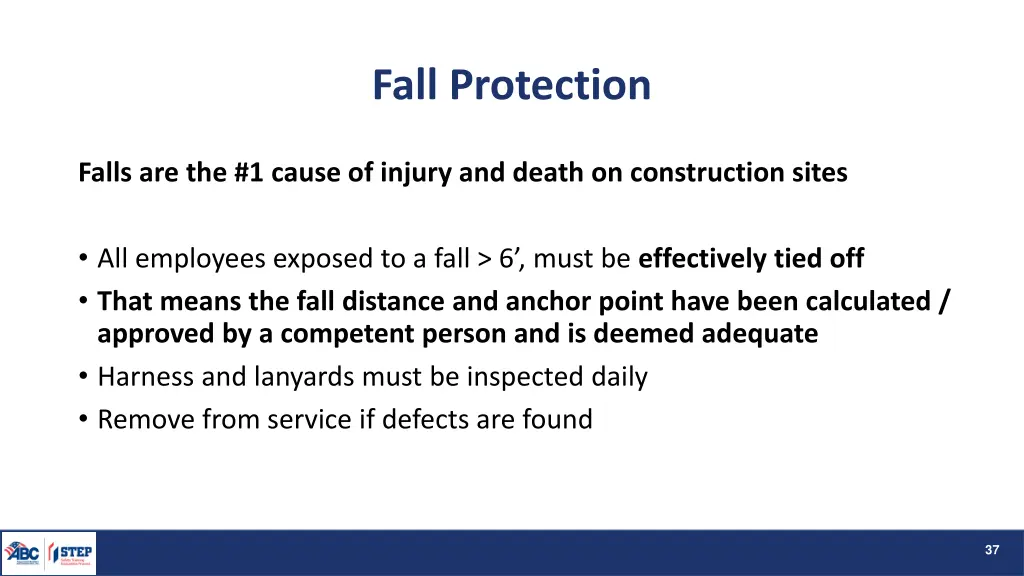 fall protection