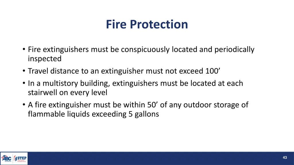 fire protection