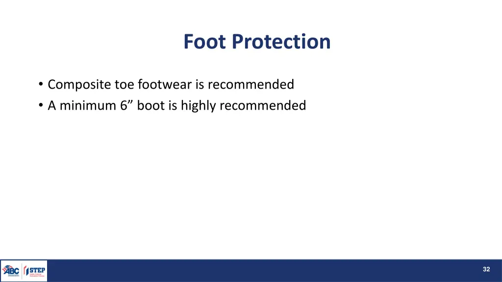 foot protection