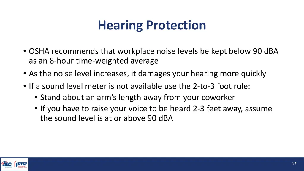 hearing protection