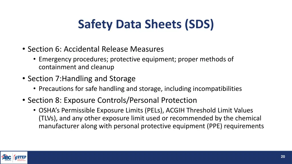 safety data sheets sds 2