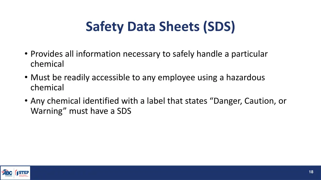 safety data sheets sds