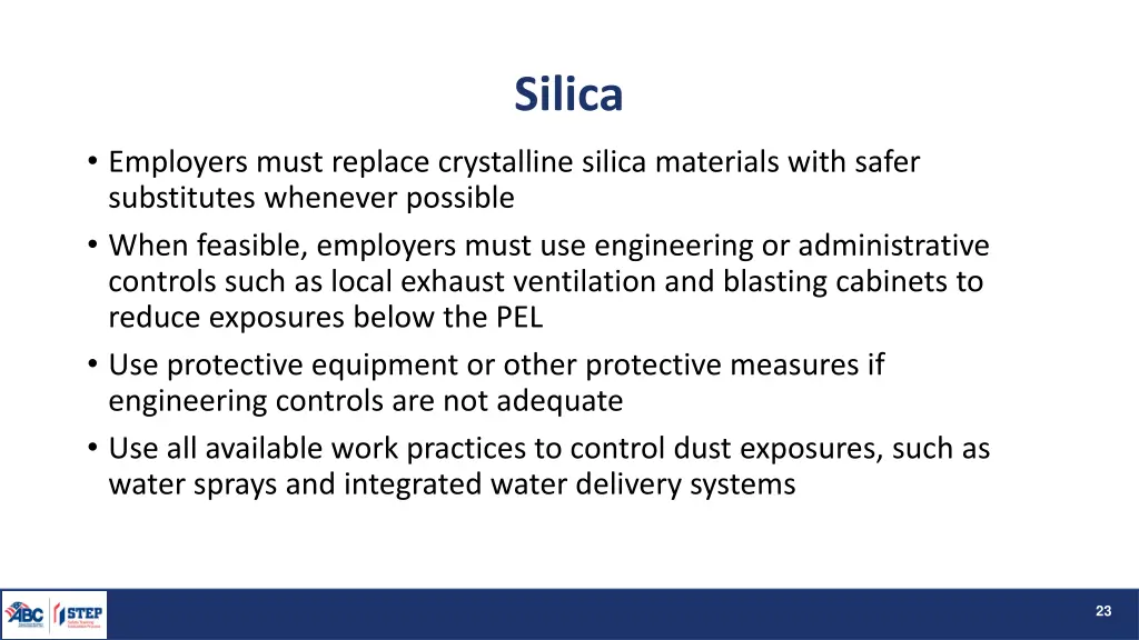 silica