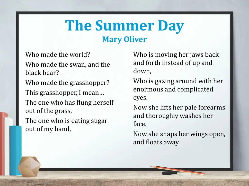 the summer day mary oliver