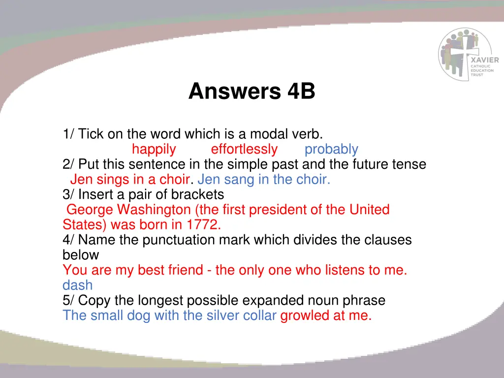 answers 4b