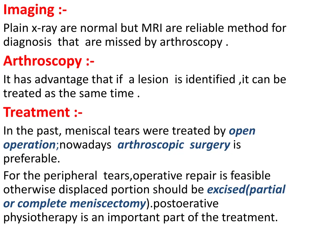 imaging plain x ray are normal