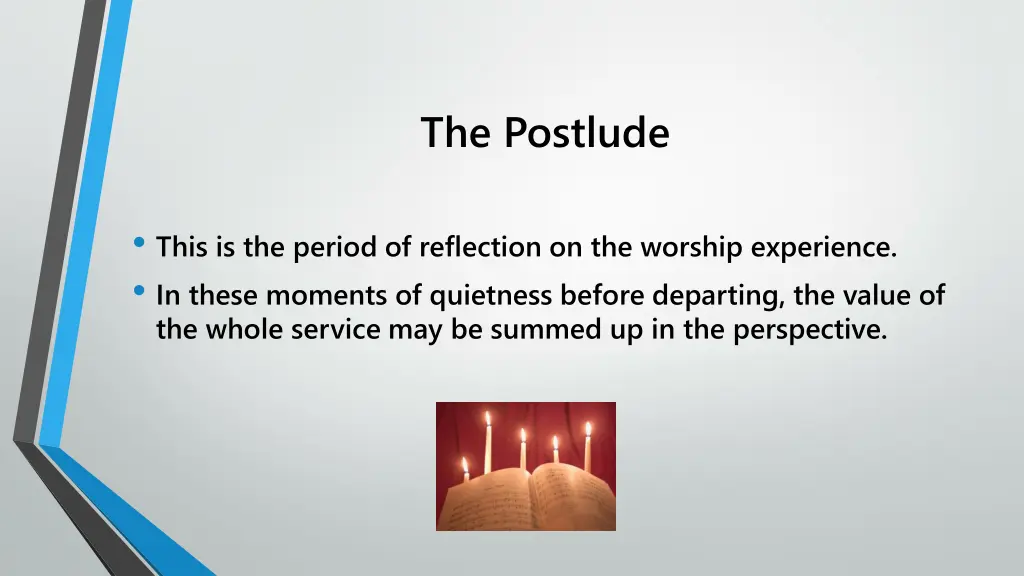 the postlude