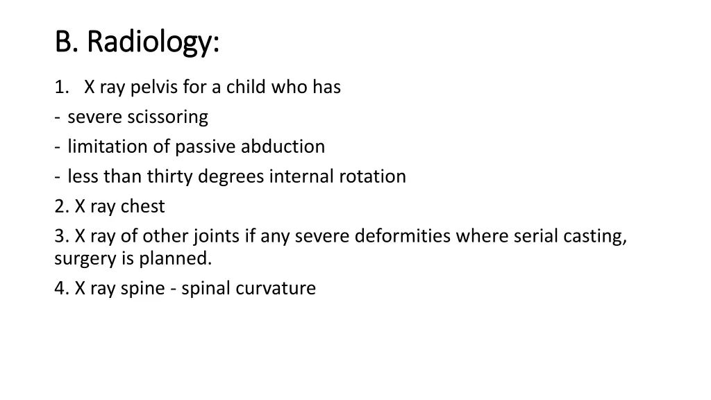 b radiology b radiology