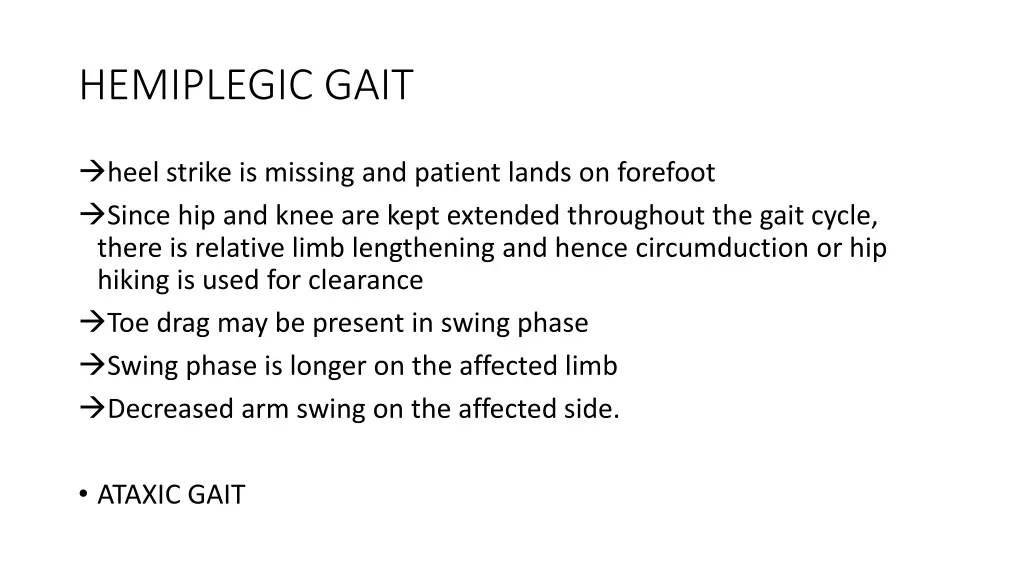 hemiplegic gait