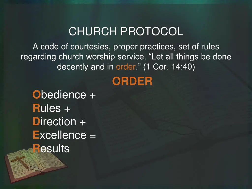 church protocol a code of courtesies proper