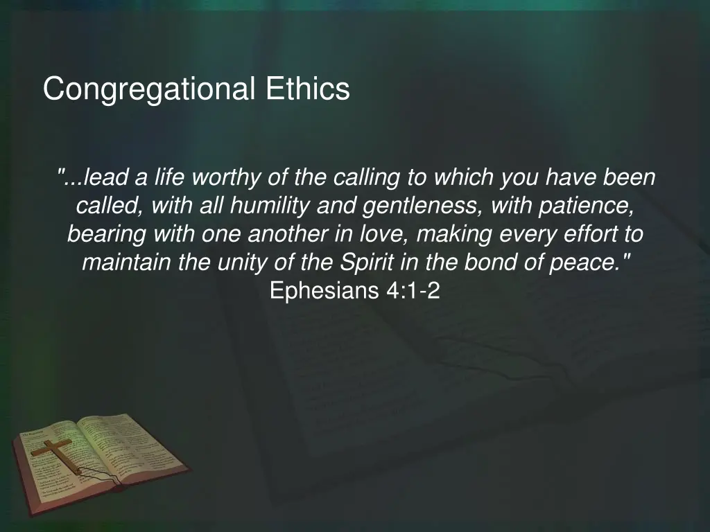 congregational ethics