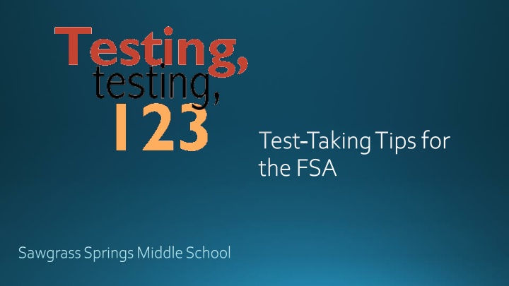 test test taking tips for taking tips