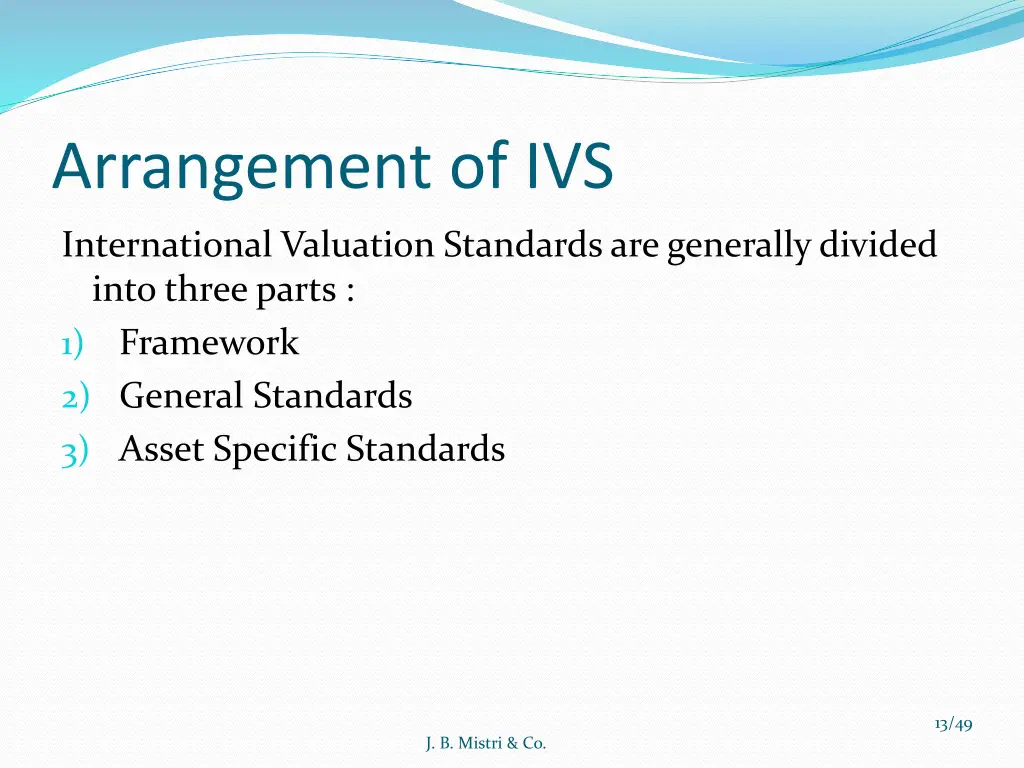 arrangement of ivs