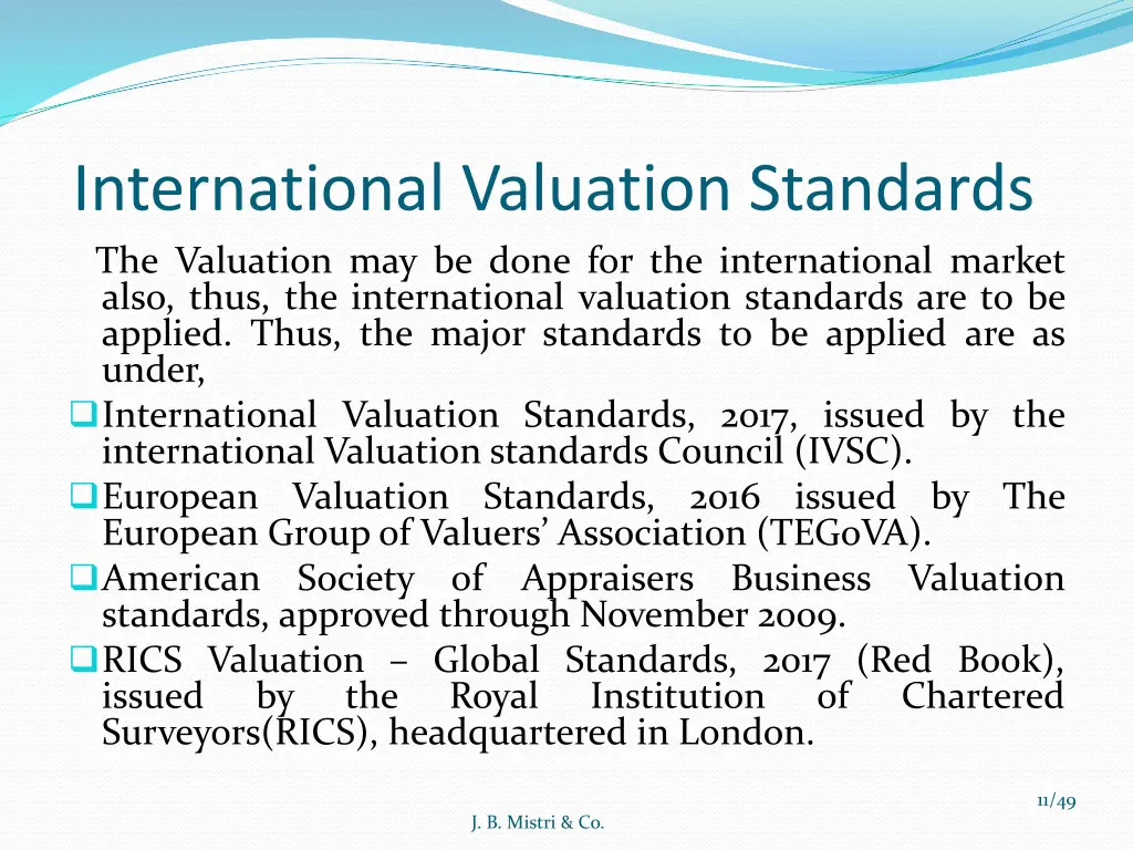 international valuation standards the valuation