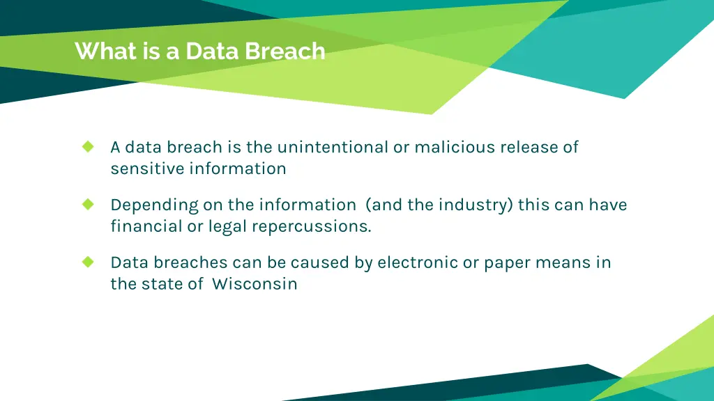 what is a data breach