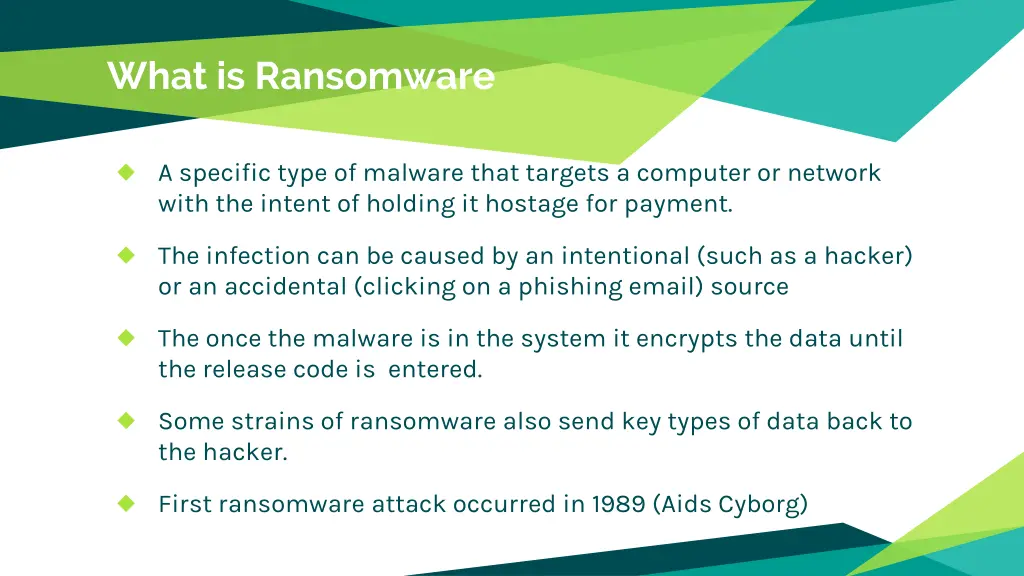 what is ransomware