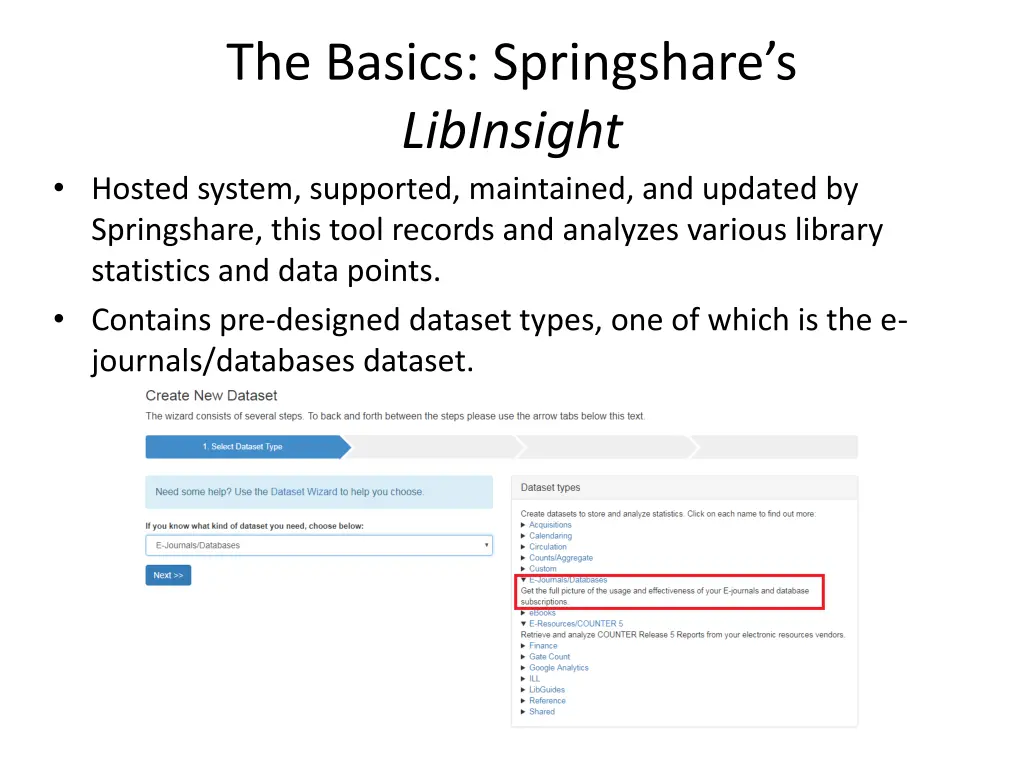 the basics springshare s libinsight hosted system