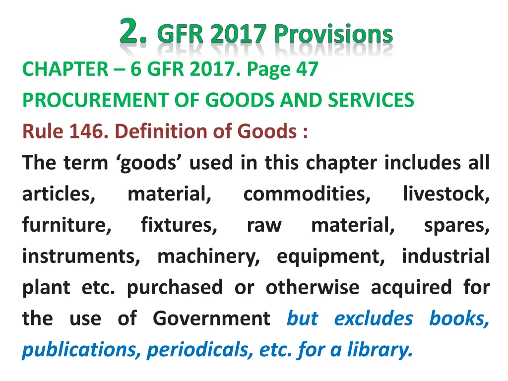 2 gfr 2017 provisions chapter 6 gfr 2017 page