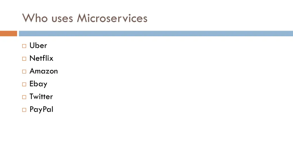 who uses microservices