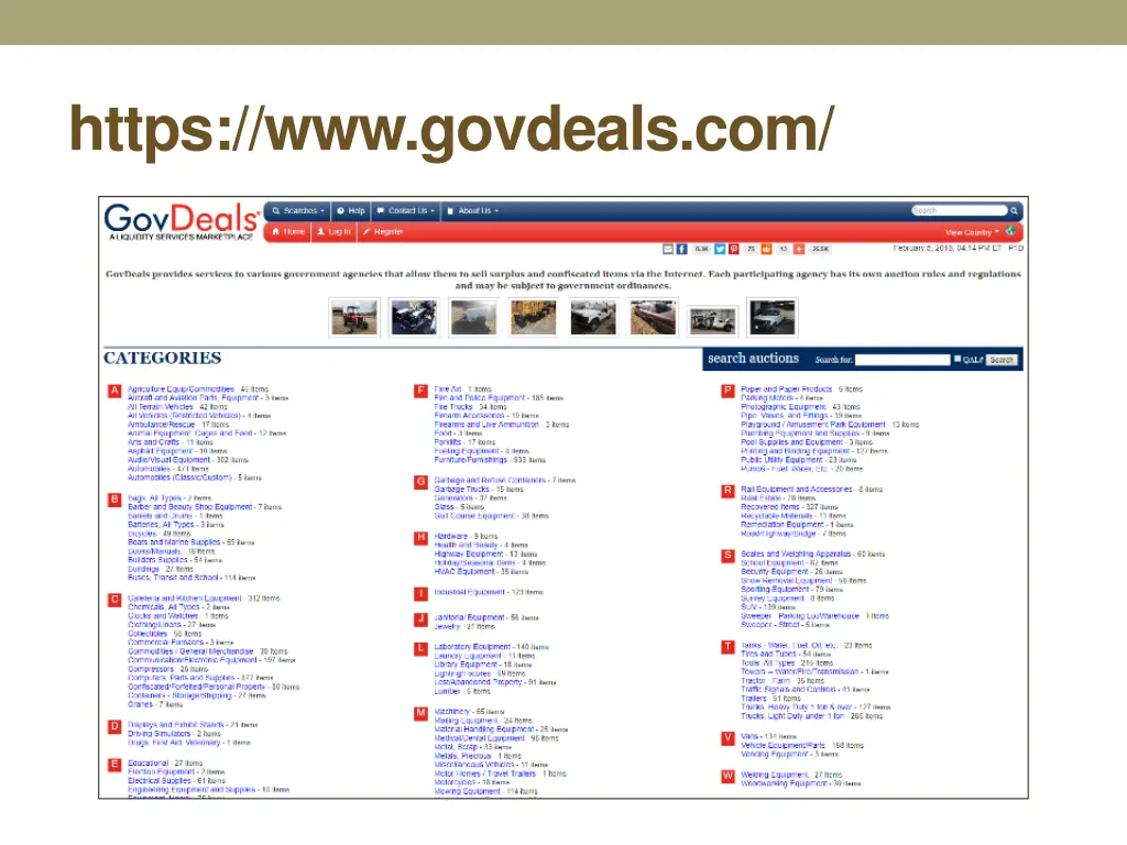 https www govdeals com