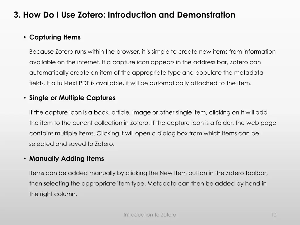 3 how do i use zotero introduction