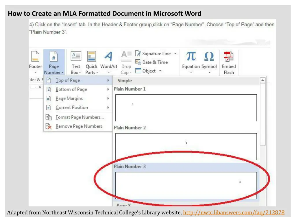 how to create an mla formatted document 3