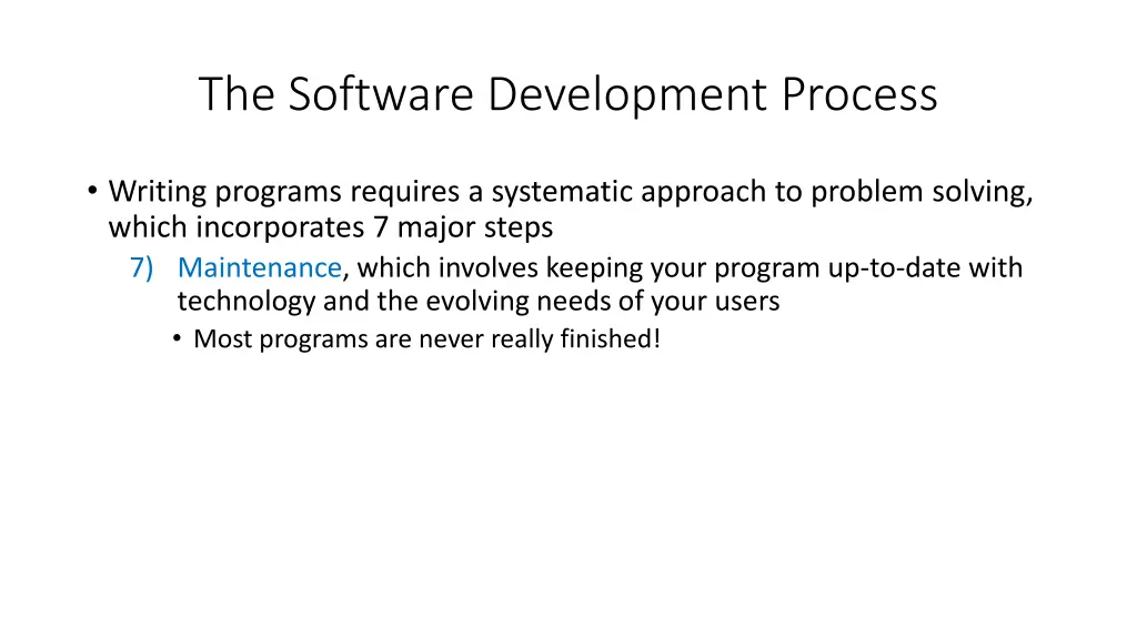 the software development process 2