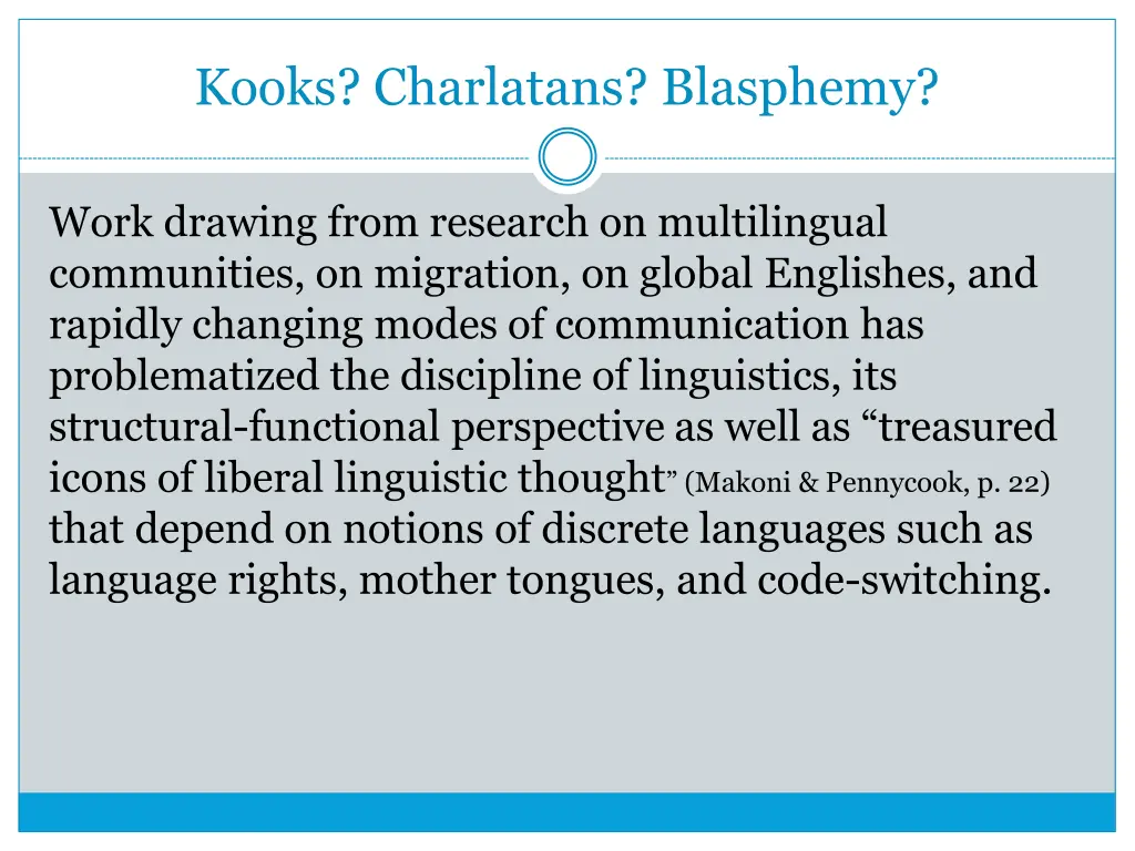 kooks charlatans blasphemy