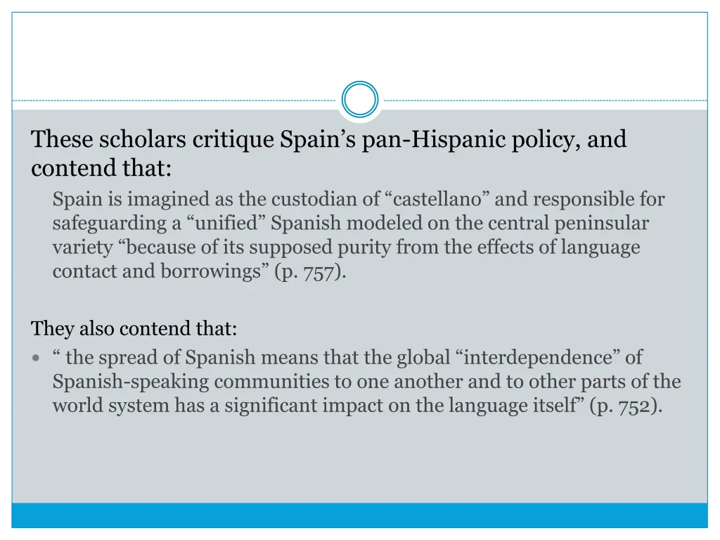 these scholars critique spain s pan hispanic