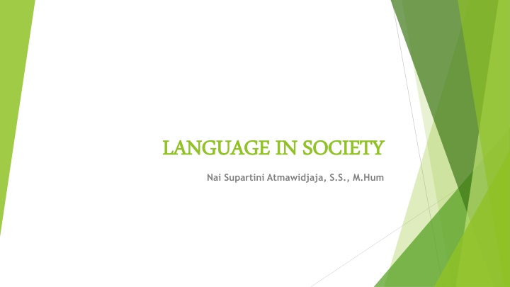 language in society language in society